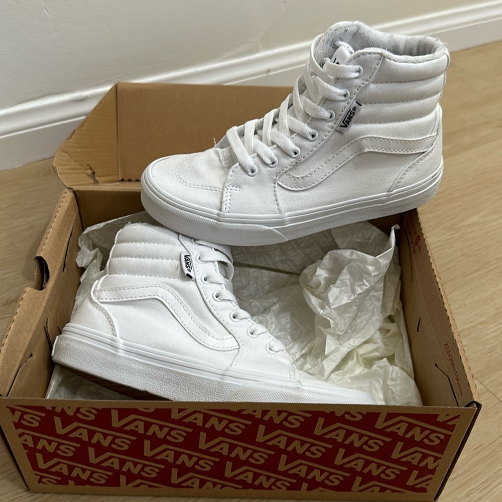 Tennis White Vans